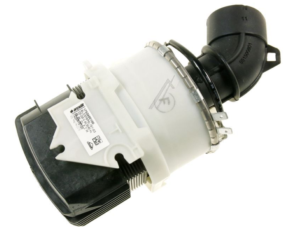 Bauknecht Beko 1752480100 C00865688 Umwälzpumpe und Heizung für Geschirrspüler, Originalersatzteil, technische Komponente