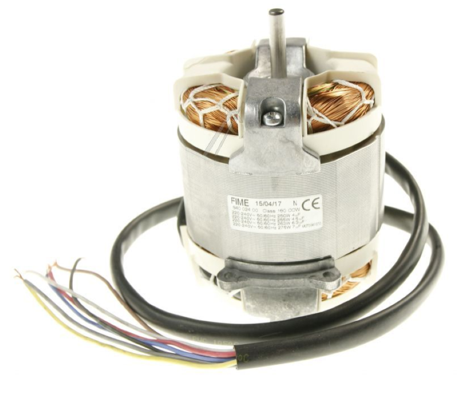 Elica Motor Linkslauf S40 024 00 HE Dunstabzugshaubenmotor, originaler Motor für Küchenabzugshauben, technische Ansicht