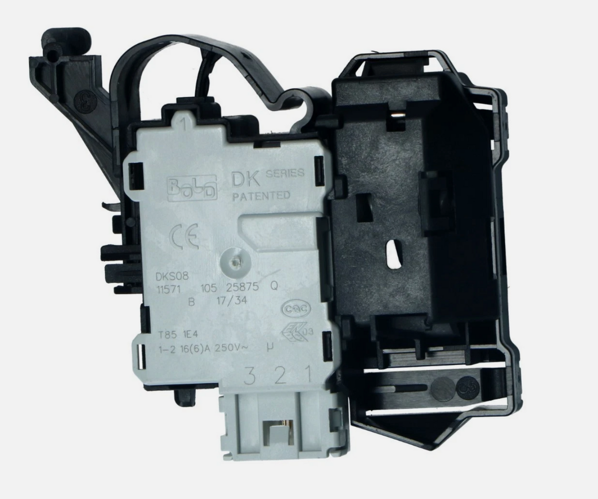 Bauknecht Original Türverriegel für FL EVO EM RAST5, Rold C00508660, 481010885440, 488000969327, sichtbarer Verschlussmechanismus