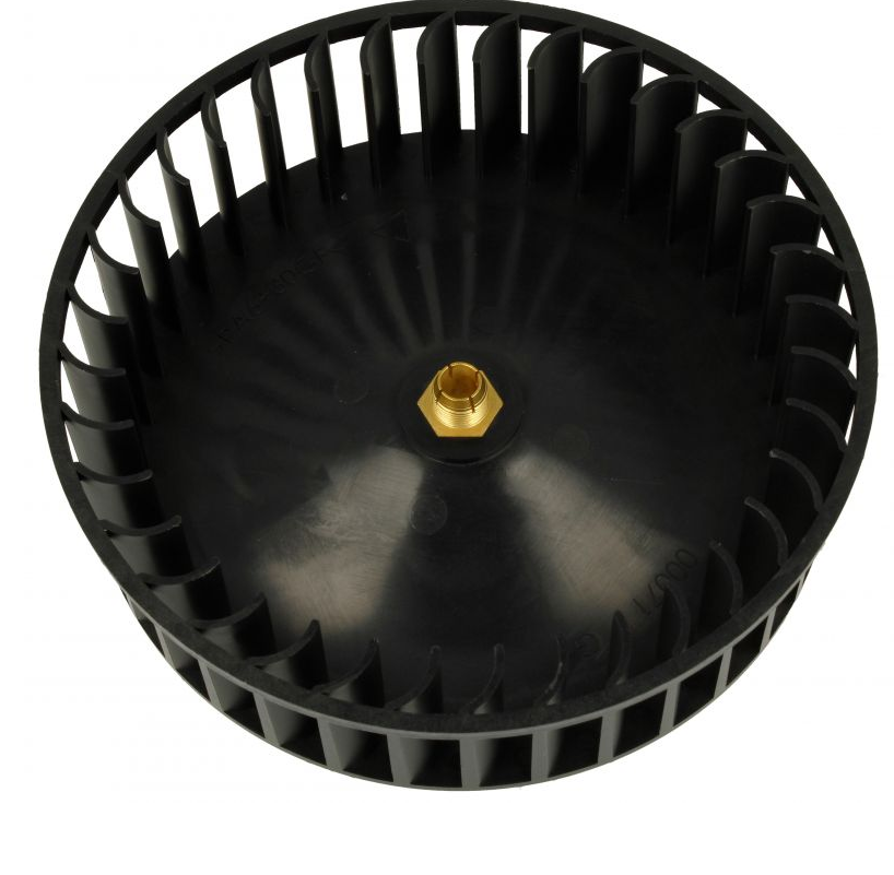 Hisense Gorenje Impeller HK2028626, Lüfterrad mit Flügelrad für Waschmaschinen, technische Ansicht auf weißem Hintergrund