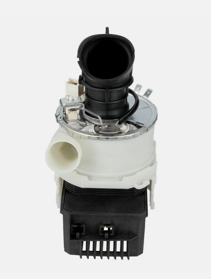 Original Bauknecht Beko Atlantis Janus Motorgruppe, klare Sicht auf die Motorkomponente für Haushaltsgeräte.
