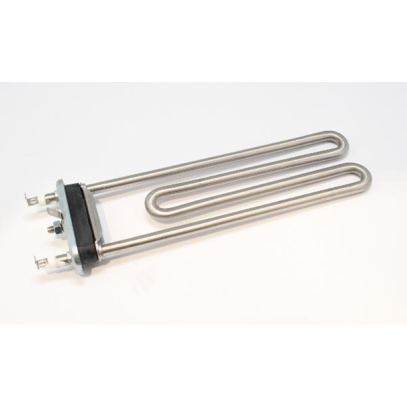 Original Bauknecht Beko Heizelement 2050W, sichtbar mit Kabelanschluss und Heizwiderstand, für Haushaltsgeräte.