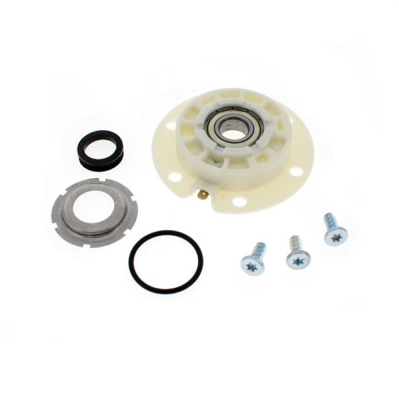 Original Bauknecht Beko Lager Kit ALL 1100 C00312160, technische Komponenten, auf weißem Hintergrund sichtbar