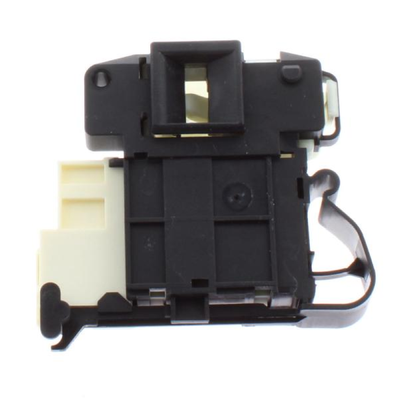 Bauknecht Beko Türverriegelung C00864812, Original Ersatzteil, sichtbar mit Metallmechanismus und Kabelanschluss