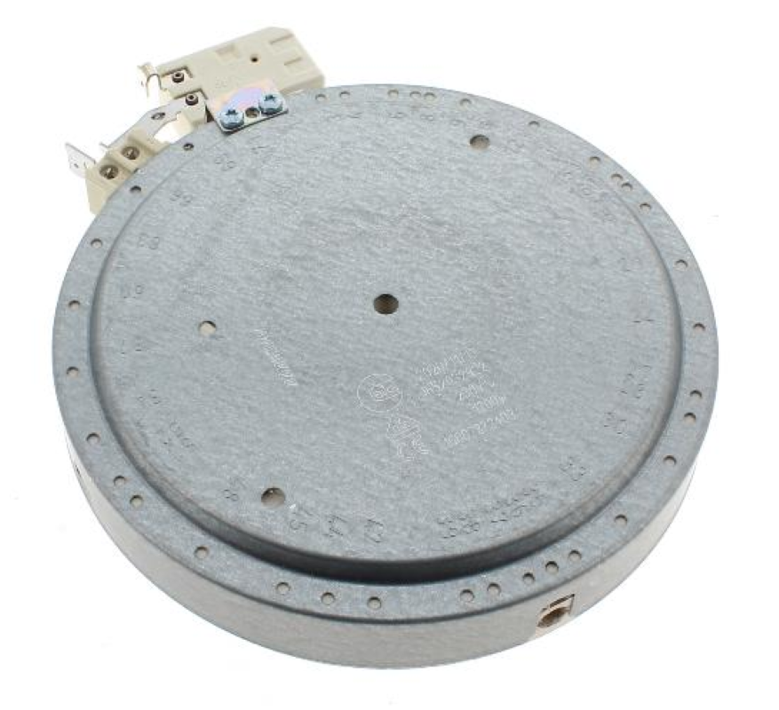 Bauknecht Kochzone mit 1200W Leistung, 230V, 165 mm Durchmesser, Originalersatzteil, glänzende Oberfläche