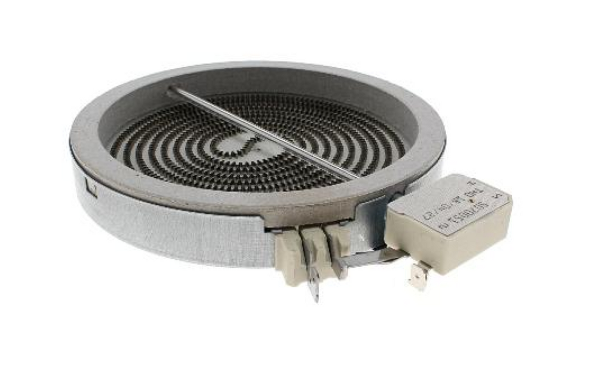 Bauknecht Kochzone mit 1200W und 230V, quadratische Herdplatte, Originalersatzteil für Kochfeld, Produktnummer 17466100A00009