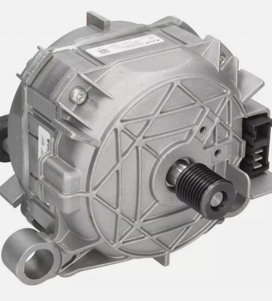Beko 2848570300 Motor für Haushaltsgeräte, schwarzes Elektromotor-Teil auf weißem Hintergrund