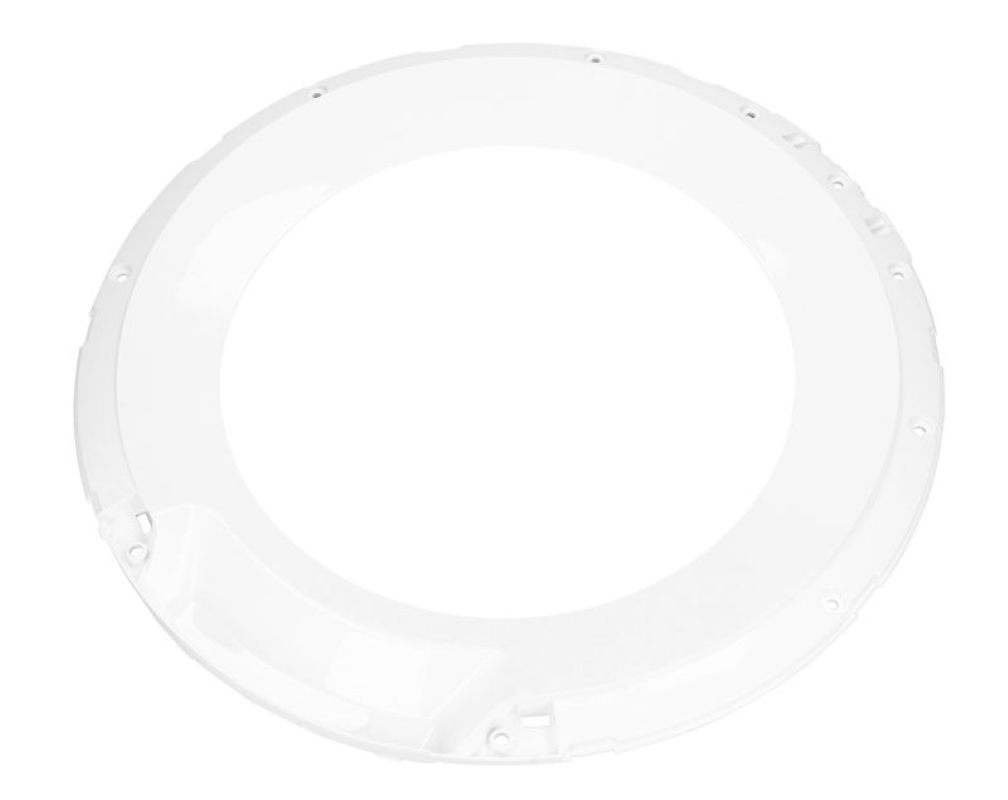 Bosch Siemens Rahmen für Waschmaschine, passend für Modell 20001398, zeigt den schwarzen Fensterrahmen vor weißem Hintergrund.