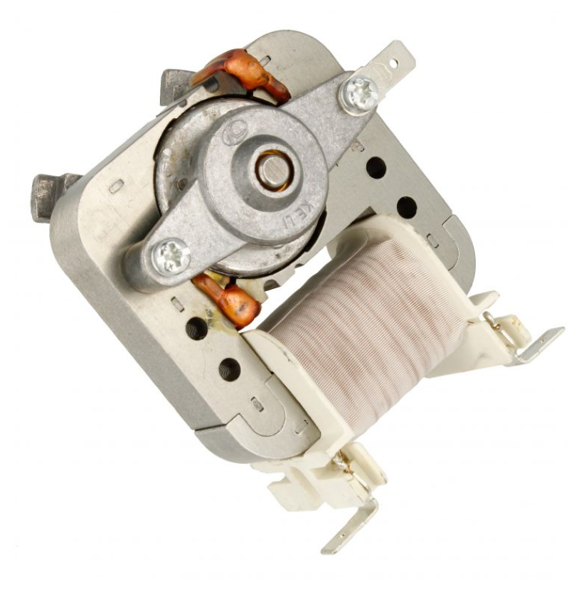 Gorenje Lüftermotor BIO 21, Originalersatzteil, zeigt den Motor mit Kabelanschlüssen und Gehäuse für Haushaltsgeräte.