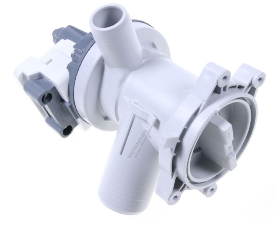 Original Hisense Ablaufpumpe HK2023492 für Waschmaschine, sichtbare Pumpe mit Schläuchen und Anschlüssen