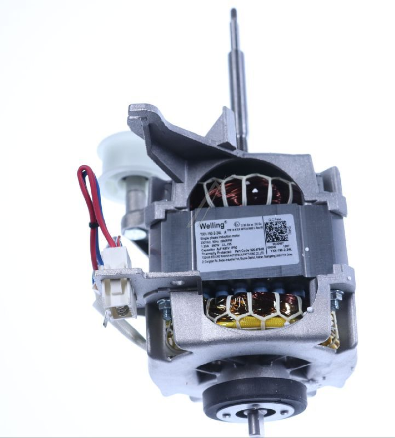 Vestel Motor für Waschmaschine, 7 kg, 90 l, 40 mm, Original, mit Al-Wel-280.3, Modellnummer 32047918