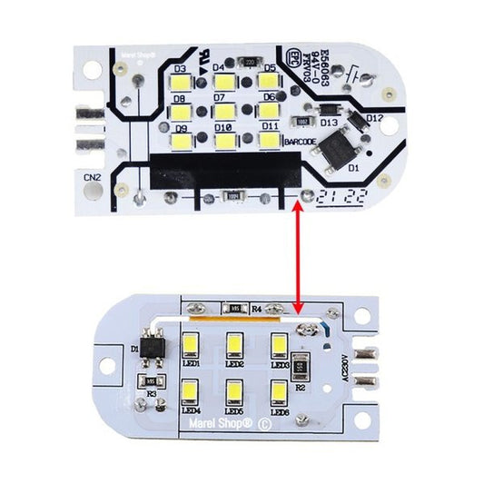 Vestel LED-Platine für Kühlschrank, kompatibel mit Gorenje und SMEG, Modellnummern 32051997, 32042482, 824610991, 32045527