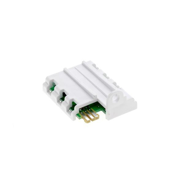 Wasserstandsensor für Trockner, Bauknecht Whirlpool Indesit, Modell C00628635, zeigt den Sensor im Einsatz.