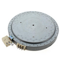 Bauknecht Whirlpool Indesit Kochplatte C00316388, Nahaufnahme der Kochfeldoberfläche mit Tasten und Heizflächen.