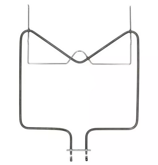 Bauknecht Unterhitze Backofen Original 1150W 230V, sichtbare Heizspirale und Bedienelemente, Frontansicht