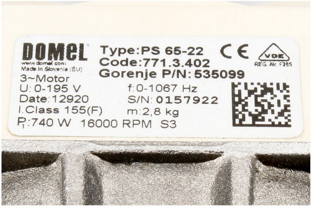 Gorenje 535099 Motor Waschmaschine - MAI-Parts