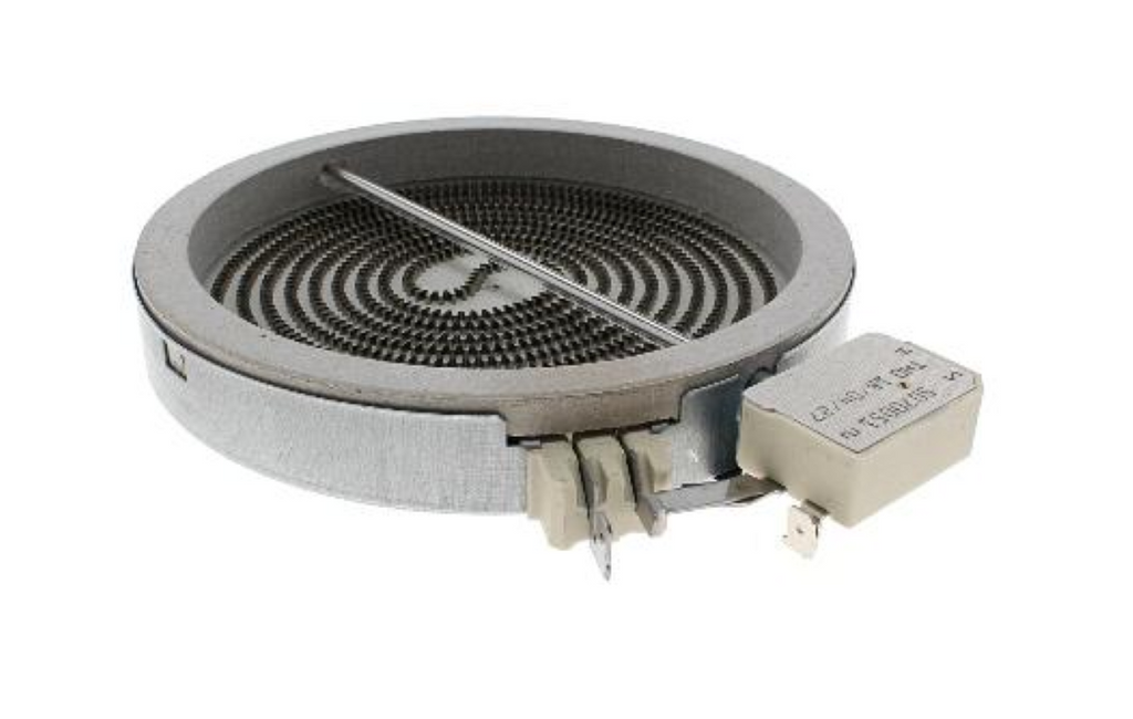 Bauknecht Kochzone mit 1200W Leistung, original Ersatzteil, sichtbarer Heizbereich und Steuerung in der Abbildung