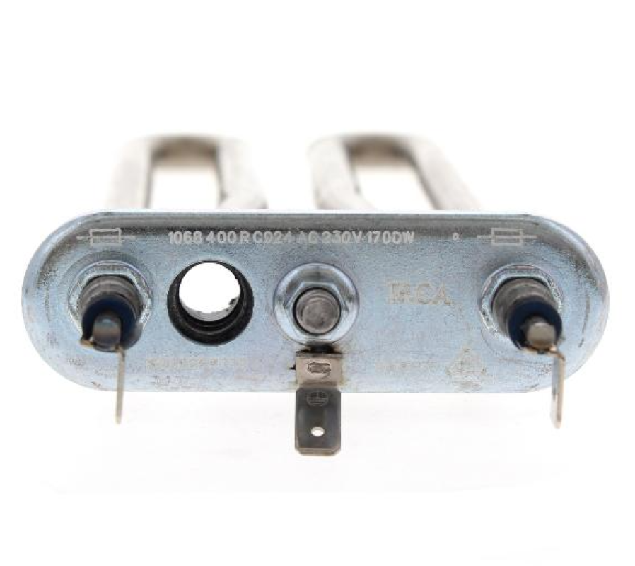 Bauknecht Heizungsheizelement 1700/230 IRCA C00279904, original, sichtbar mit Anschluss und Kabel in der Abbildung