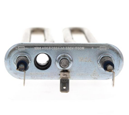Bauknecht Heizungsheizelement 1700/230 IRCA C00279904, original, sichtbar mit Anschluss und Kabel in der Abbildung