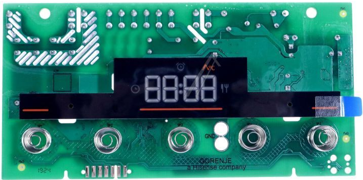 Elektronisches Display für Gorenje Hisense BIO21-IL MF G, original Set 932890 920814, zeigt technische Steuerungsinformationen