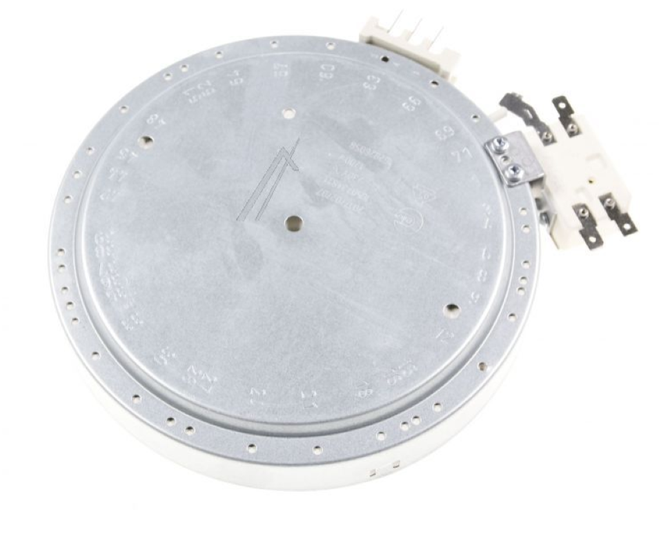 Original Bauknecht Beko Strahl-HK D140/240V/1200W, Ansicht des Heizstrahlers mit Kabelanschluss, MAI-Parts