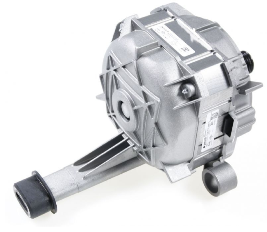 Originaler Motor für Bauknecht Waschtrockner, Modell C00865672, mit Beko-Teilen, in der Abbildung sichtbar.