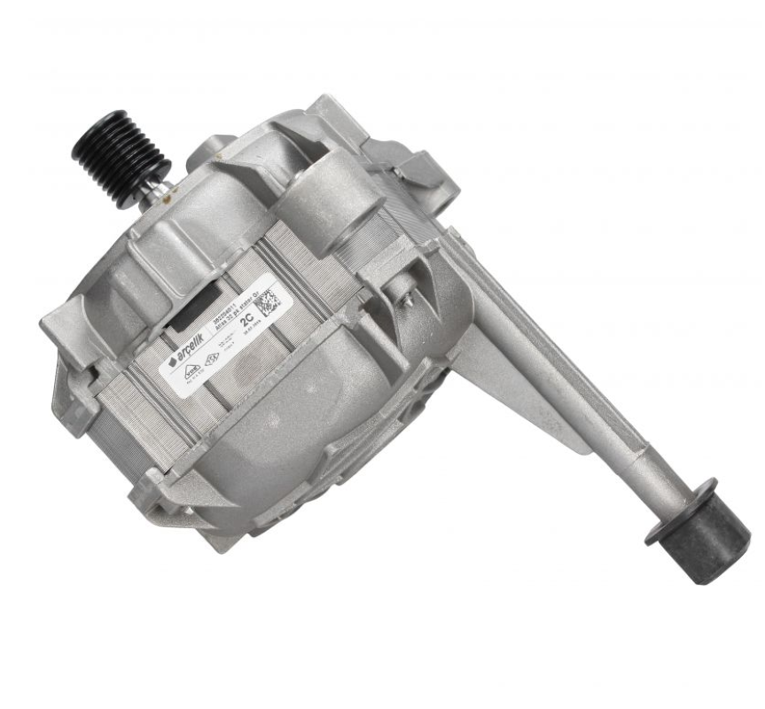 Originaler Bauknecht Beko Motor für Waschtrockner, zeigt den Motor mit Anschluss und Kabel, passend für Model C00865672.