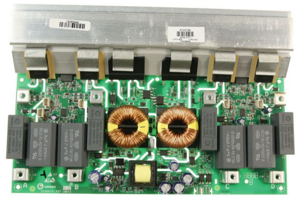 Original Hisense Gorenje 74089446 Leistungselektronik 7G 4IG, elektronische Steuerung, Detailaufnahme des Bauteils