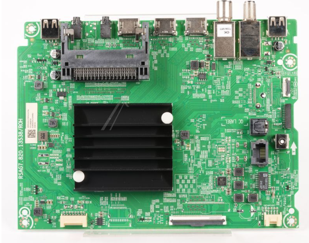 Originales Hisense Gorenje HT409905 Mainboard für 65A60LEVS Fernseher, sichtbare Platine mit Anschlüssen und Komponenten