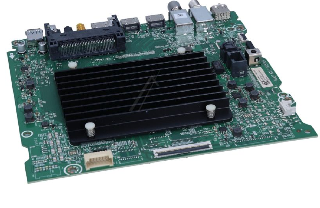 Original Hisense Gorenje Mainboard 75A53FEVS(0002) HT311233, sichtbares Produktbild der Elektronikplatine