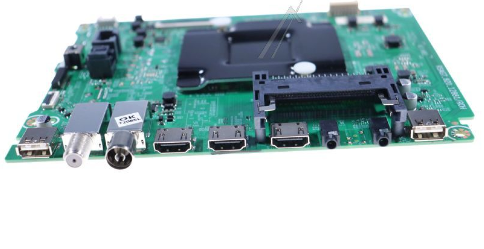 Mainboard für Hisense Gorenje 50A60GEVS, Original HT340735, technische Ansicht des elektronischen Komponentenmoduls