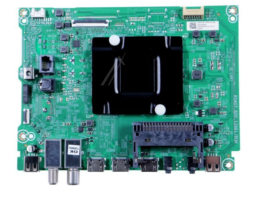 Originales Hisense Gorenje Mainboard 65A60GEVS HT343321, elektronische Platine für Fernseher, sichtbar mit Anschlussports