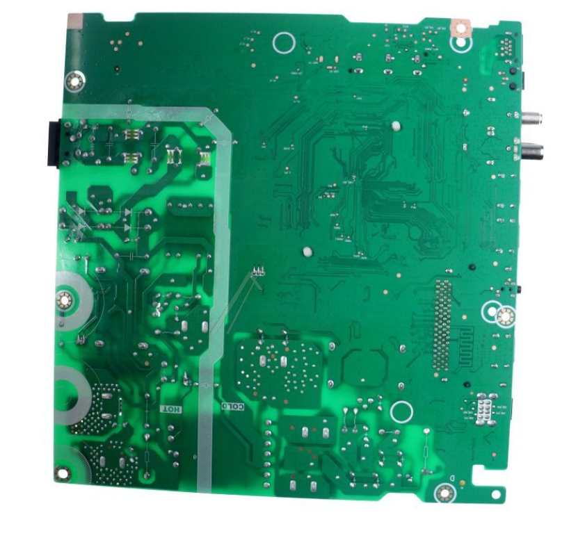 Mainboard für Hisense Gorenje Modell 58A53FEVS(0010) EU, elektronische Platine mit Anschlüssen und Komponenten sichtbar