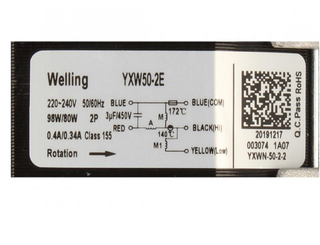 Original Hisense YXW50-2E Umwälzpumpe Motor, 17476000001561, für Gorenje, sichtbar in Screenshot