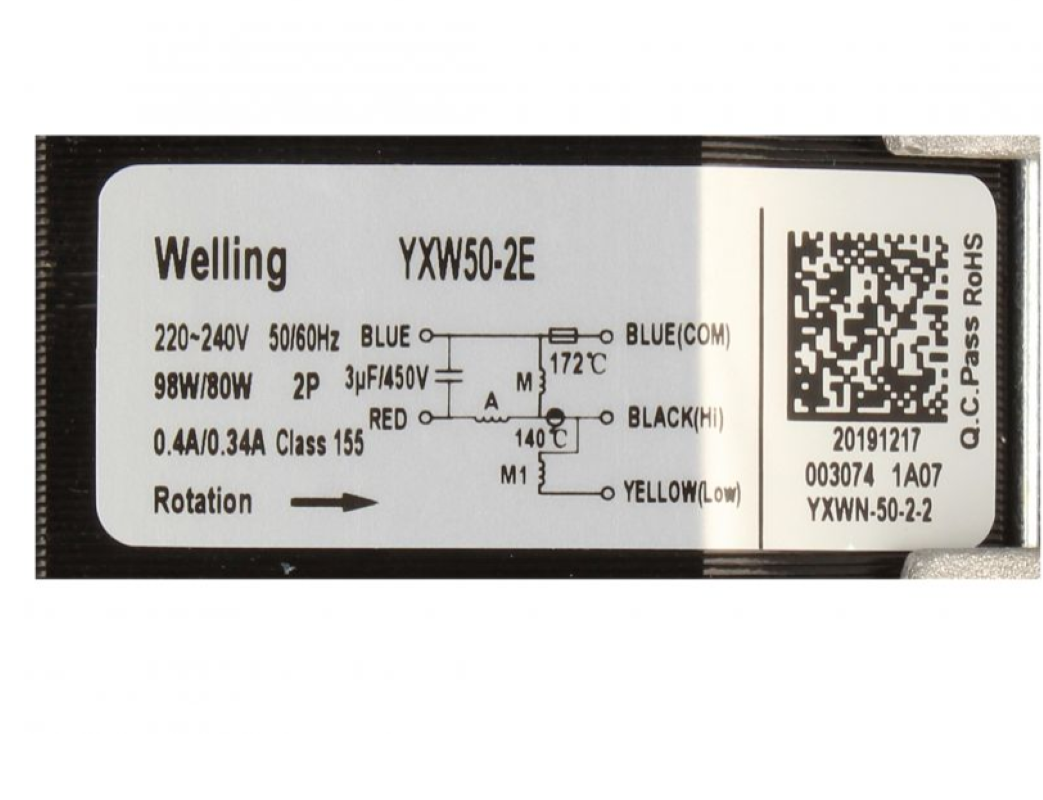 Original Hisense YXW50-2E Umwälzpumpe Motor, 17476000001561, für Gorenje, sichtbar in Screenshot