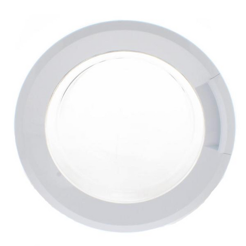 Bauknecht Beko 2496600100 Fronttür-Assembly für BX XL, Original Ersatzteil, sichtbare Tür mit Griff und Scharnieren