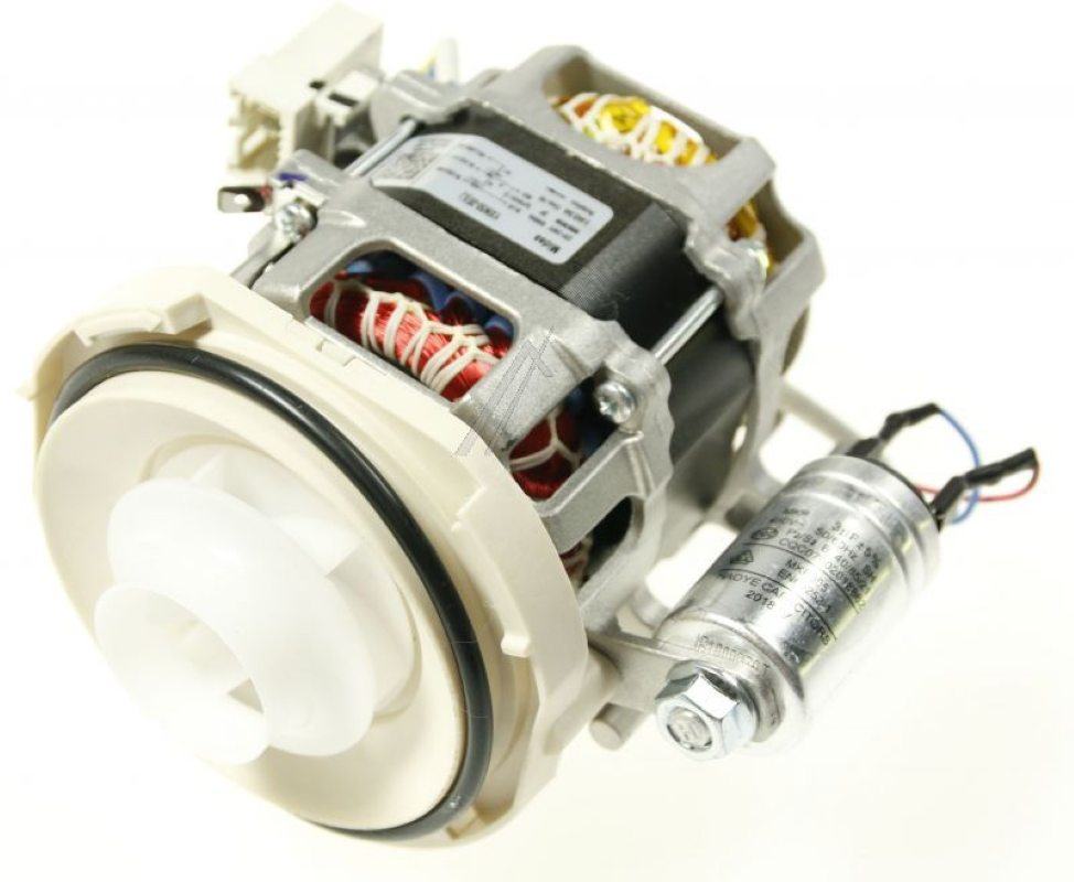 Originaler Midea YXW50-2E(L) Motor für Umwälzpumpe, technische Ansicht der Pumpe und Komponenten.