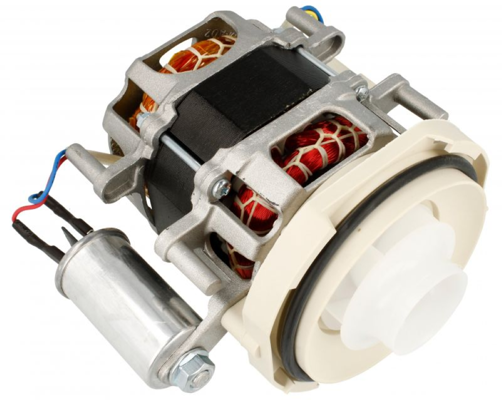 Midea YXW50-2E(L) Umwälzpumpe, Originalmotor, technische Ansicht, robuste Bauweise, für Heizungs- und Wassersysteme