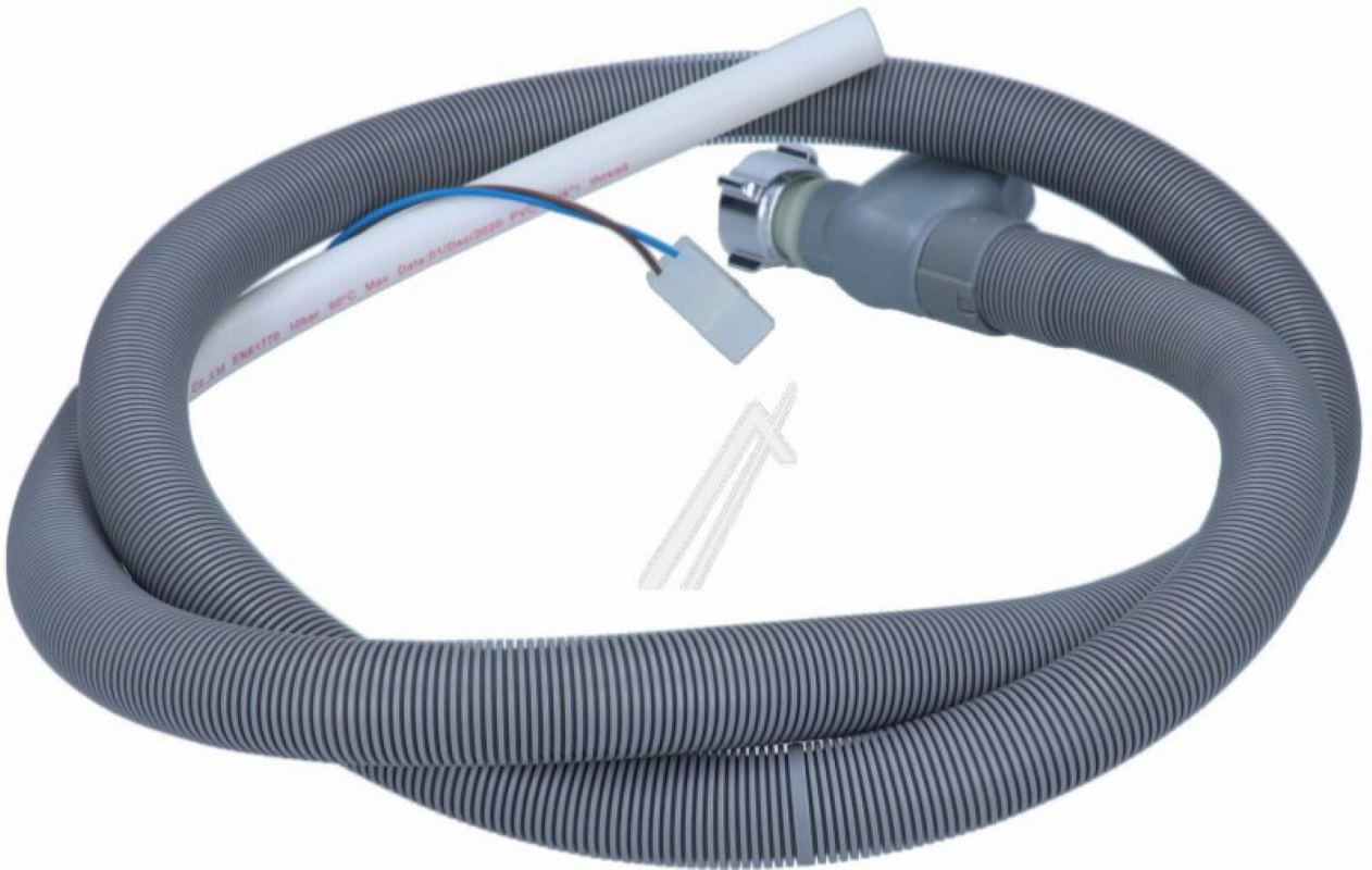 Midea AQUASTOP Zulaufschlauch 3/4", elektrisch, 1,5m, für Wasseranschluss, flexible Wasserleitung für Haushaltsgeräte