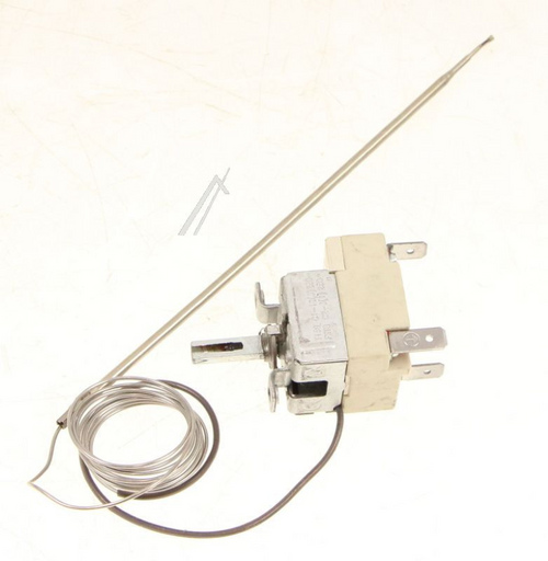 Bauknecht Beko Thermostat 320°C, 55.17062.120, für Haushaltsgeräte, Nahaufnahme des Thermostats in einer technischen Umgebung