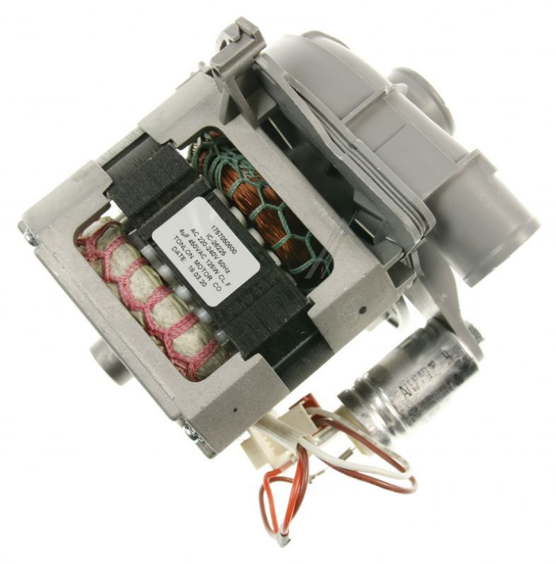 Bauknecht Motor Spray Pump C00865691, Ersatzteil für Waschmaschinen, klarer Blick auf die Bauknecht Pumpenkomponente