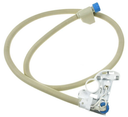 Bauknecht Elektrischer Aquastop 2901230500, Originalteil, zeigt das Bauteil mit Kabelanschluss und Modellnummer auf weißem Hintergrund.
