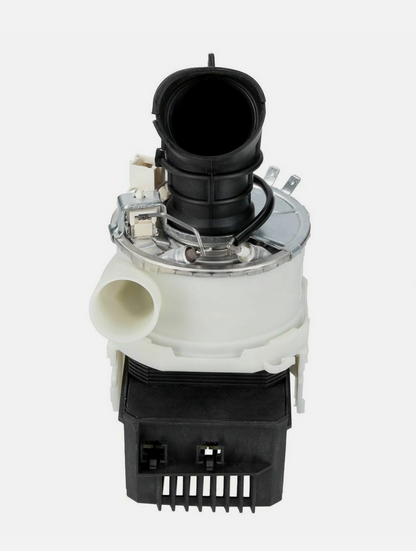 Original Bauknecht Beko Atlantis Janus Motorgruppe, klare Sicht auf die Motorkomponente für Haushaltsgeräte.