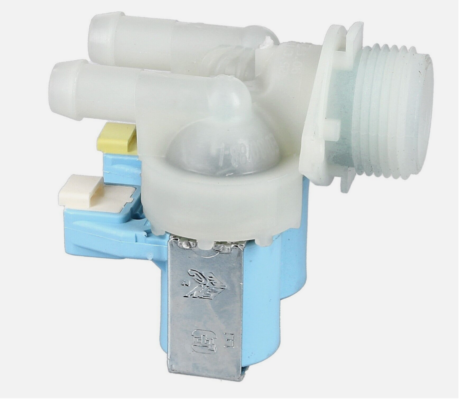 Bauknecht Beko Wasserzulaufventil, Ersatzteil, graues Gehäuse, für Spülmaschine oder Waschmaschine, hochwertige Ersatzkomponente