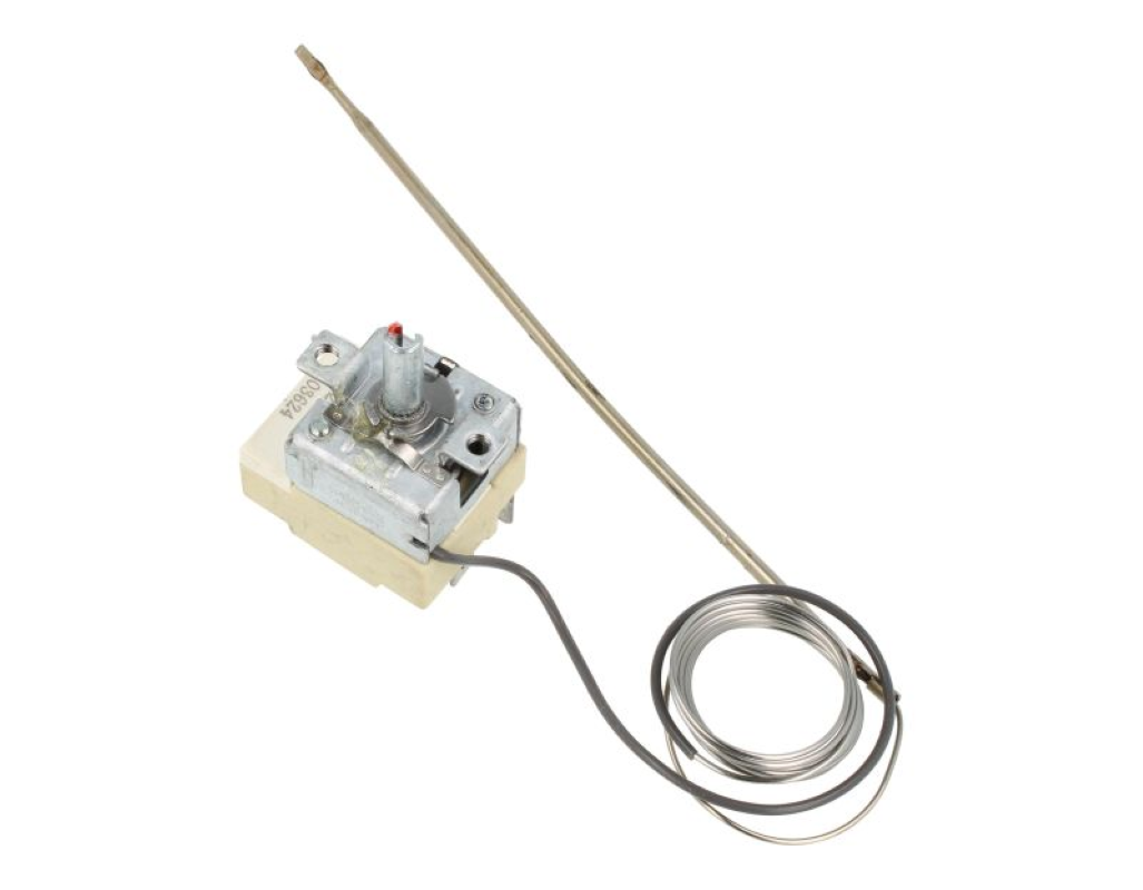 Bauknecht Beko Thermostat mit 320°C, Modellnummer 55.17062.120, zeigt das elektronische Bauteil für Heizgeräte.