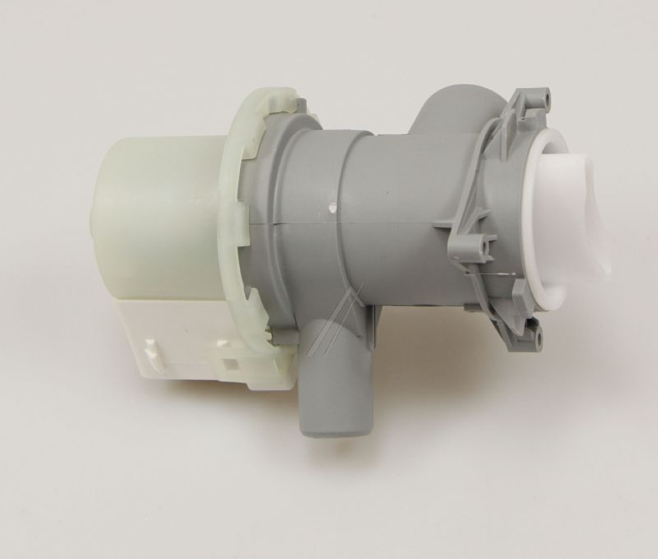 Original Bauknecht Beko Laugenpumpe mit Modellnummer 2840941500, zeigt die Pumpenkomponente für Waschmaschinen.