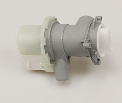Original Bauknecht Beko Laugenpumpe mit Modellnummer 2840941500, zeigt die Pumpenkomponente für Waschmaschinen.
