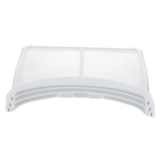 Original Bauknecht Beko Filterset C00915760 mit Filtereinsatz, sichtbare Filterkomponenten und Gehäuse in der Abbildung.
