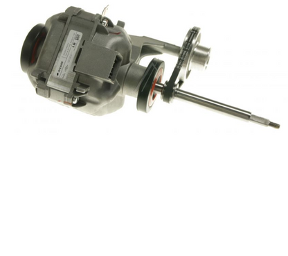 Original Bauknecht Beko 2984660200 BLDC Motor für Trockner, zeigt den Motor mit Kabelanschlüssen und Kühlkörper.