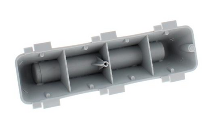Bauknecht Beko Mitnehmer 54 mm mit Gegengewicht, Originalersatzteil für Waschmaschinen, sichtbare Details des Bauteils